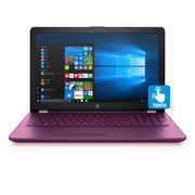 Laptop HP 15-bs010ds 15.6" Touch Screen, N3710 1.60GHz 4GB 1TB Win 10, Burgundy